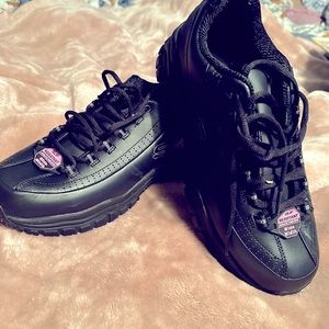Skechers for work shoes size 11 wide